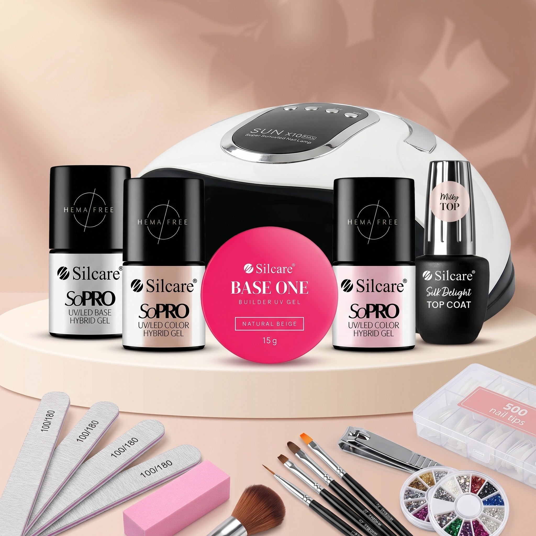 ZEA STARTER Kit - kit complet unghii gel acasă