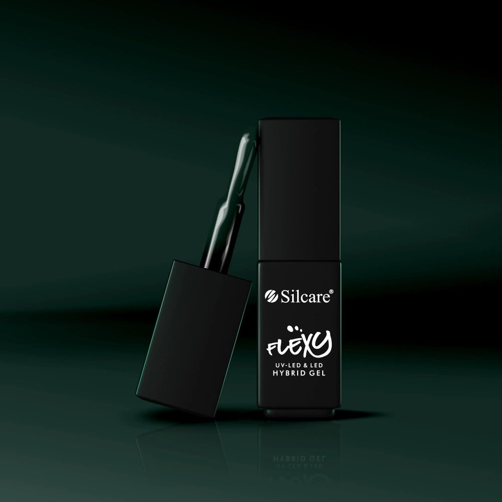 Ojă semipermanentă Flexy 152 Bottle Green Silcare 4,5g