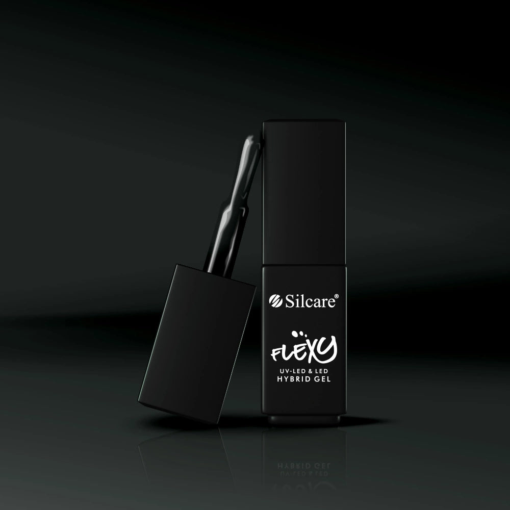 Ojă semipermanentă Flexy 060 Black Pearl Silcare 4,5g