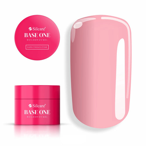Gel constructor Base One Dark French Pink Silcare 15g