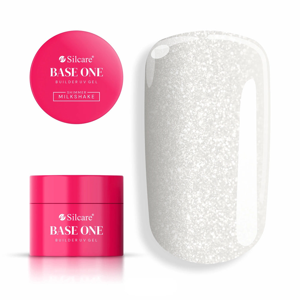 Gel constructor Base One Shimmer Milkshake Silcare 15g
